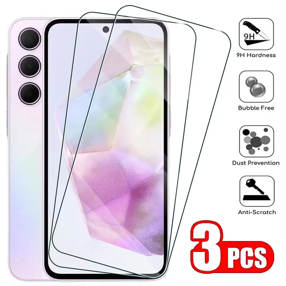 3Pcs Tempered Glass…