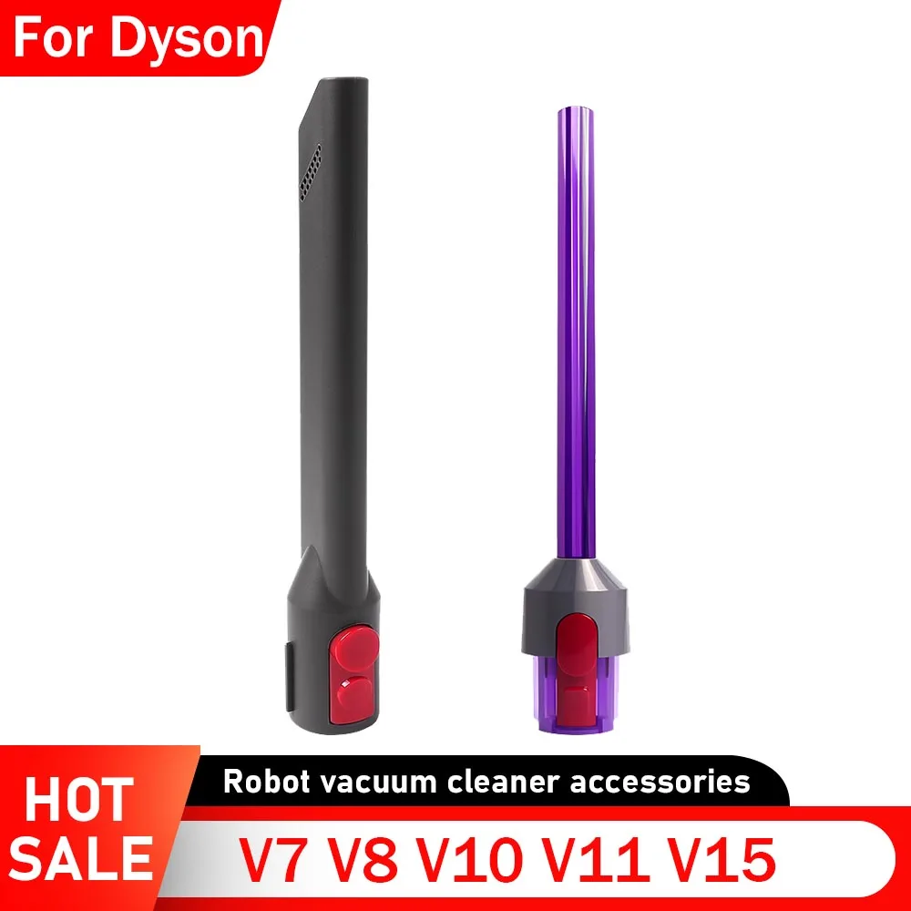 Für Dyson V7 V8 V10 V11 V15 Vakuum Teil LED Flache Mund Saugkopf Multi-funktion Zubehör Licht Rohr fugenkopf Düse Werkzeug
