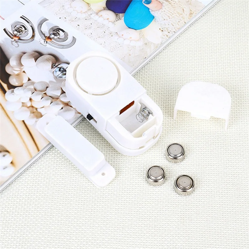 A10R 90Db Wireless Security Alarm Door Window Sensor Independent Magnetic Opening Sensor Enhanced Home Safety 10Pcs