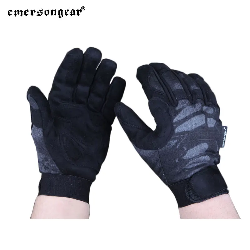 Emersongear Tactical Lightweight Camouflage Gloves Combat Hand Protective Handwear Hunting Airsoft Shooting Cycling Sport EM5369