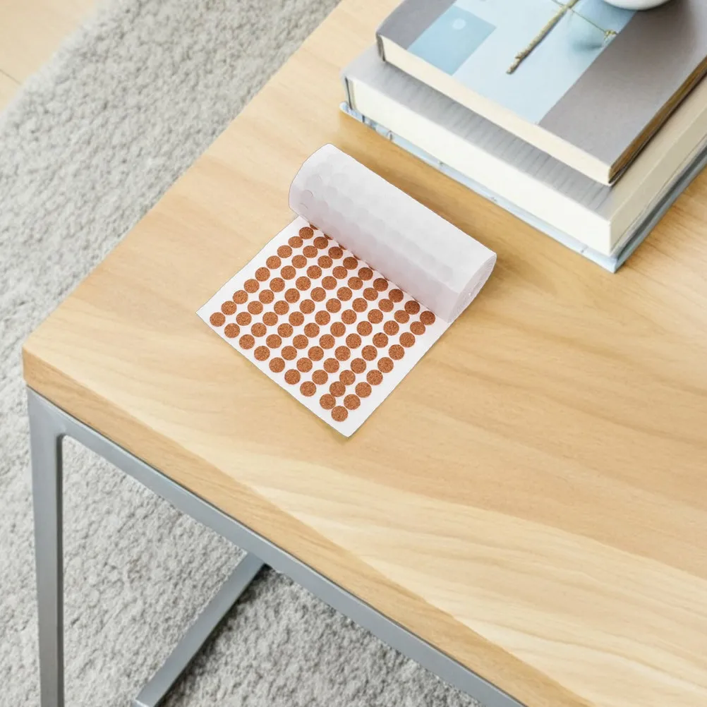 3 Rolls Self Stick Cork Bumper Dots Cabinet Door Bumper Pads Noise Reducing Scratch Proof Protection for Kitchen Cabinets