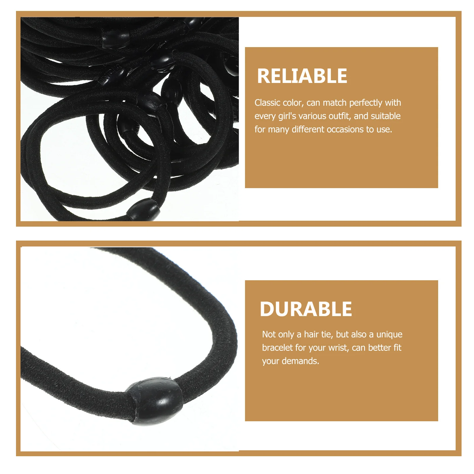 

100Pcs Hair Ties Elastic Bands Nylon Ponytail Holders for Women Girls Styling Accessories Bulk Hair Ties Ponytail Holders