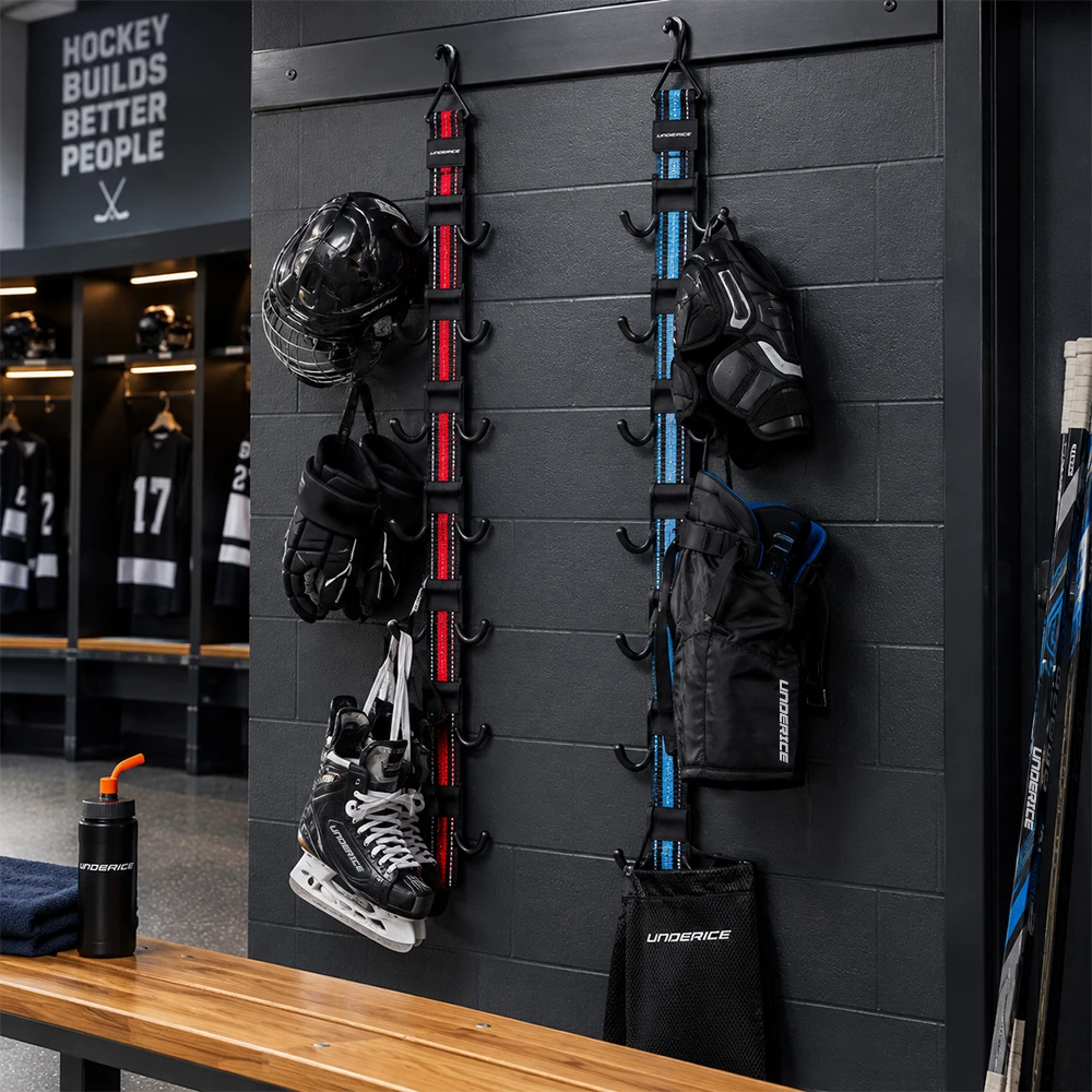 Hockey Equipment Ice Hockey Drying Rack Baseball Gear Hook Hanging Drying Rack Adjustable Hooks Portable Ice Hockey Accessories
