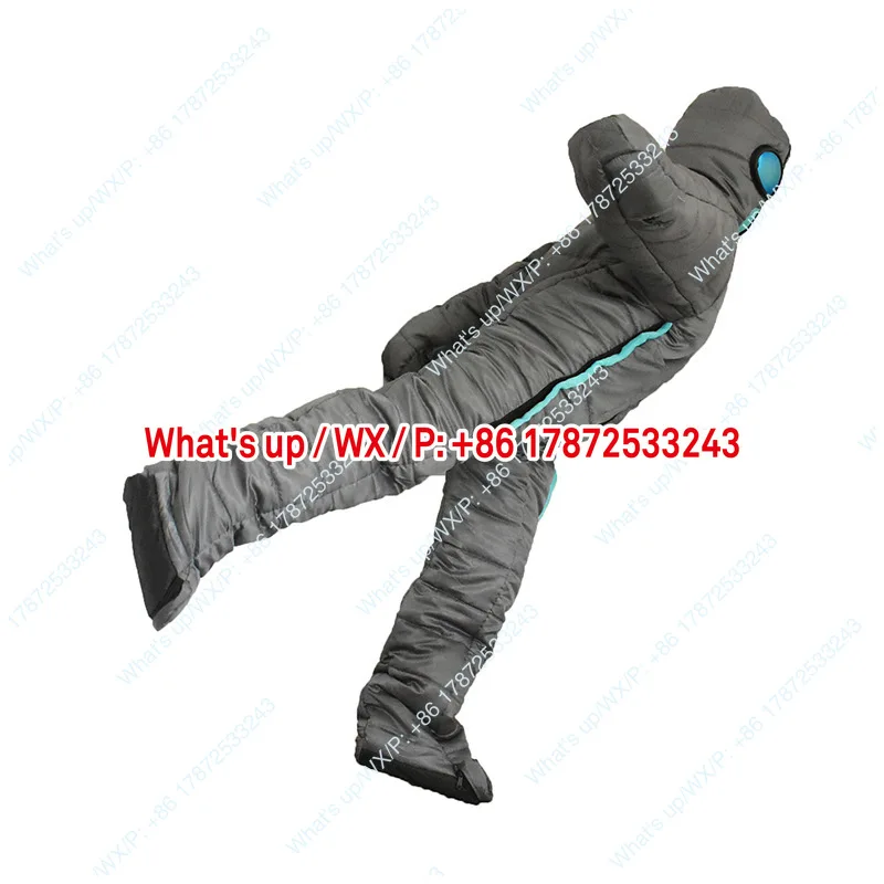 Alien Walking Humanoid Sleeping Bag Mummy Warm Camping Style Unique Design Travel Gear for Outdoor Adventures
