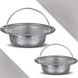 Universal Stainless Steel Sink Strainer Kitchen Sink Drain Basket Sink Drain Strainer Mesh Sink Drain Basket Kitchen Sink tool