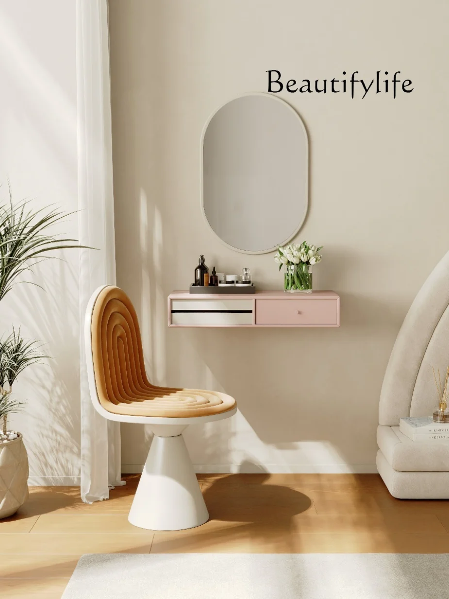 

غرفة نوم كاملة أثاث Nordic Cream Italian Minimalist Simple Hanging Small Dresser Girl Heart Nordic Style Makeup Table