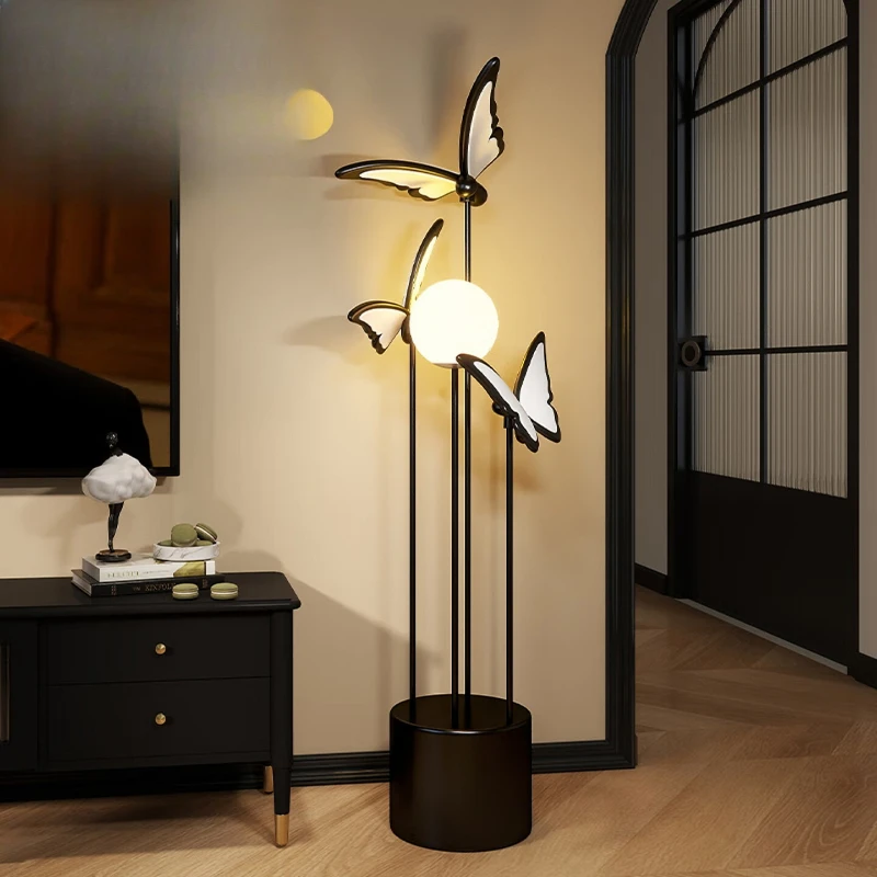 Floor lamp ornament, sofa next to living room TV cabinet, large high-end bedroom French vintage decorative desk lamp