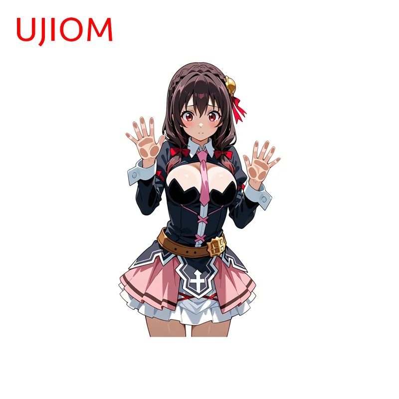 UJIOM Yunyun Sexy Big Breast On Glass Mirror Wall Sticker Trendy Personality Amusing PVC Decal Suitable For Kitchen Murals Decor