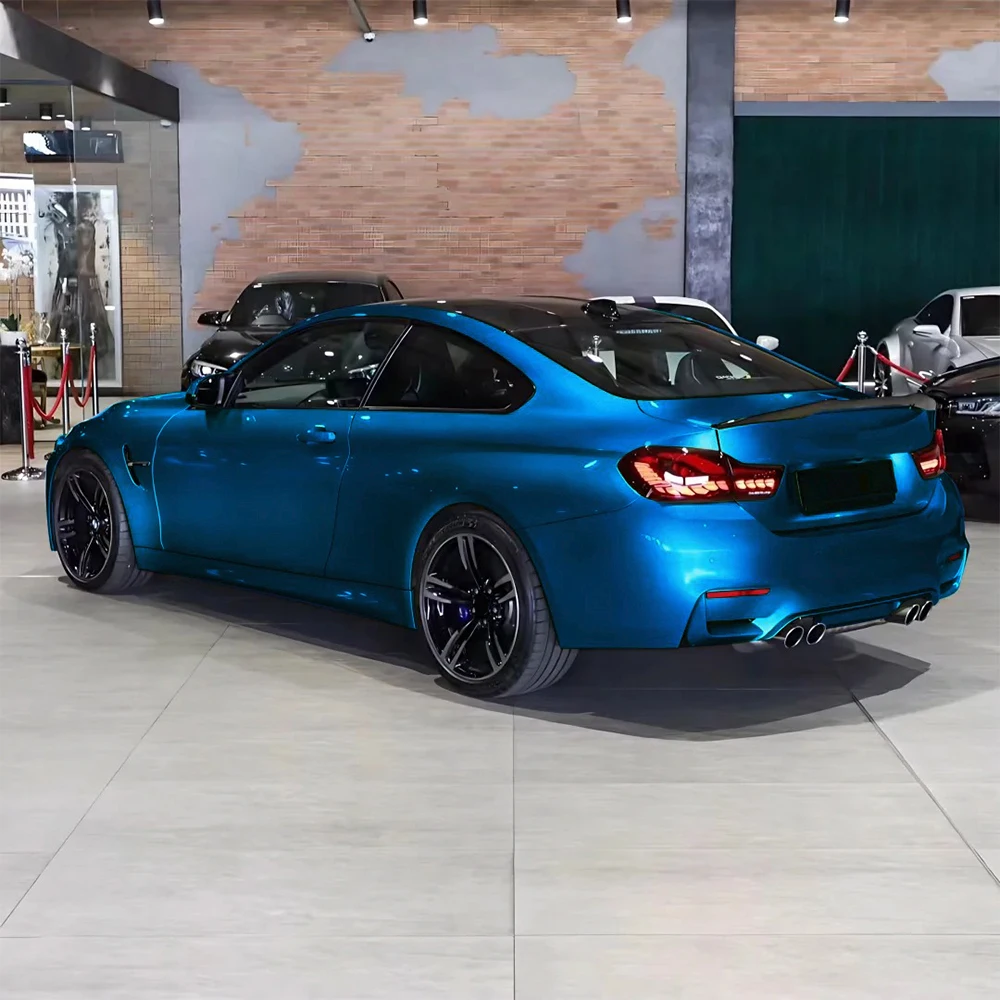 Car Sticker Wrap Film Metal Paint Seanight Blue Auto Color Change Vinyl Film PVC PET Bubble Free Car Accessories Auto Decals