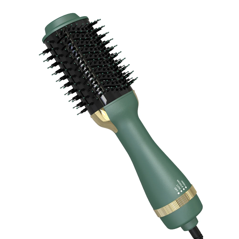 Ulelay 3 in 1 One Step Hair Dryer and Styler Straightener Volumizer Hot Air Rotating Hair Brush Professional Blowdryer Brush