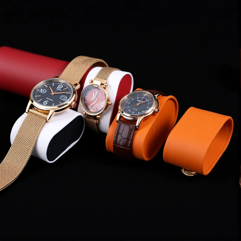 

Watch Bracelet Pillow Stylish Velvet Watch Display Watch Box Pillow Velvet Jewelry Display Pillow For Jewelry Display Retail