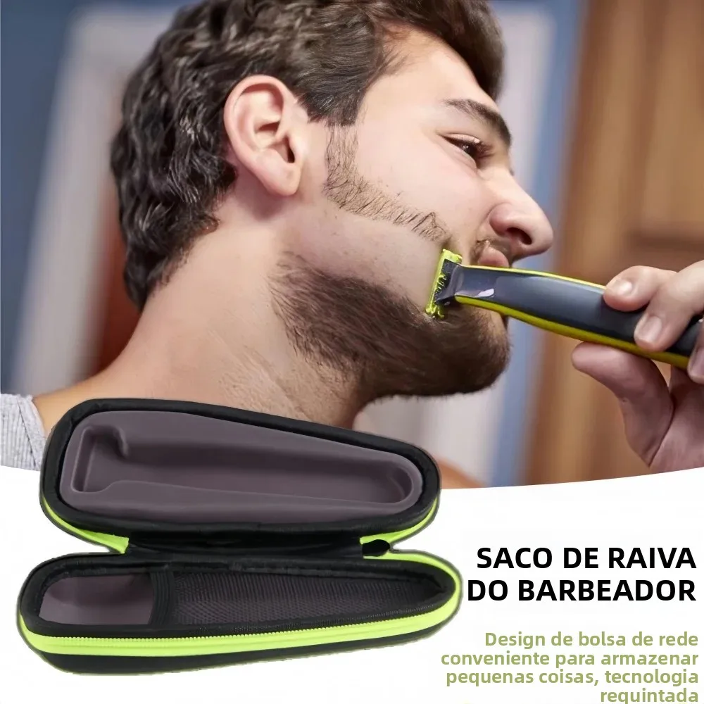Caixa de Armazenamento para Barbeador Philips em EVA à Prova de Choque - Estojo de Viagem para Barbeador - Bolsa de Armazenamento à Prova de Poeira para Barbeador