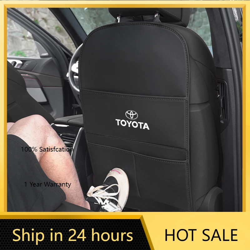 

Колпаки ступиц на спинку автомобильного сиденья, противоударный коврик для защиты от детей, ступенчатая грязная защитная накладка для Toyota Alphard Corolla Prado Camry Highlander TR