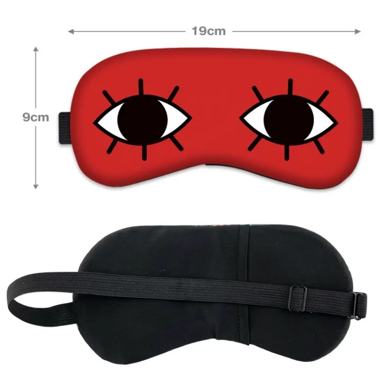 GINTAMA Anime Eye Mask Woman Gintoki Shinpachi Kagura Sadaharu Cartoon Soft Eyepatch Sleep Eyeshade Unisex Blindfold Cosplay