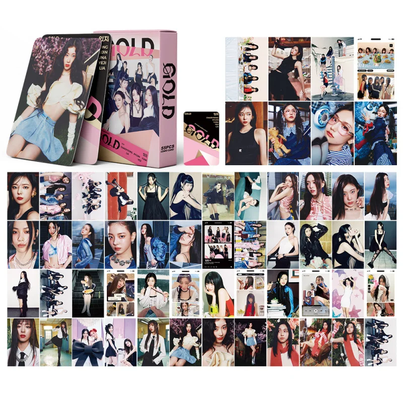 ITZY 9º ÁLBUM GOLD, Tarjeta LOMO de Apoyo, KPOP, Team ITZY Femenino, Tarjeta Fotográfica, Xiaokashen, Yuna