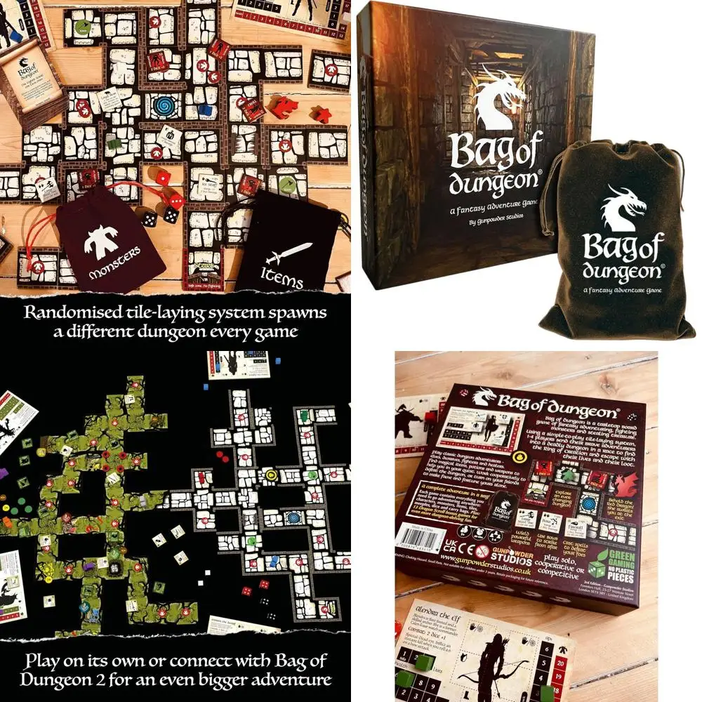 

Dungeon Adventure Game: Family & RPG Enthusiast Edition | 1-4 Players, Ages 7+ | Portable Classic RPG with Infinite Replay