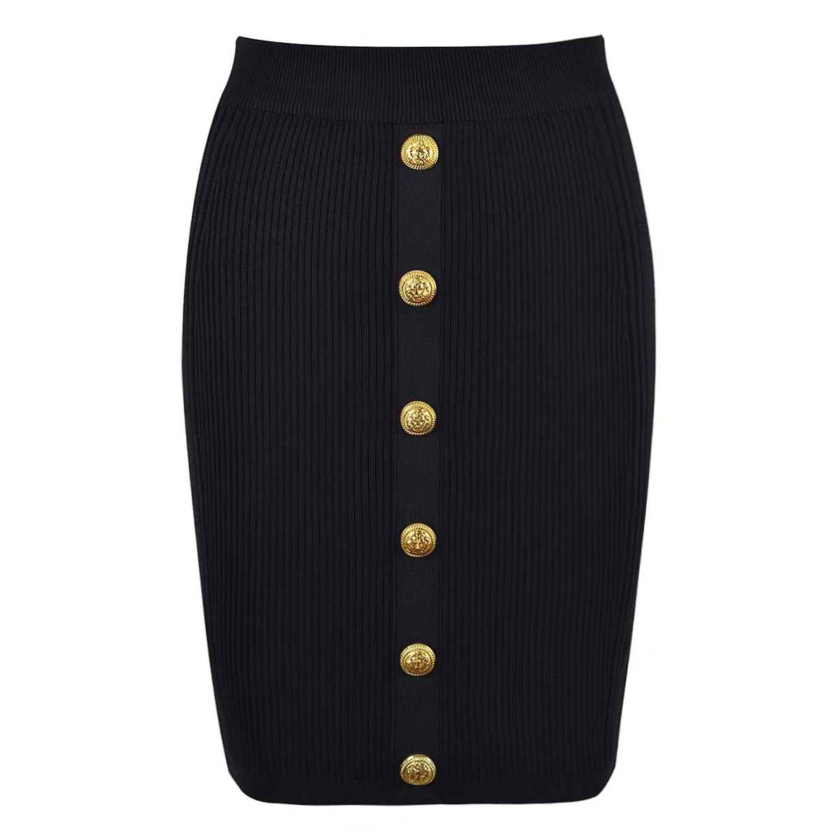 2025 Summer Autumn New Women's Classic Knitted Wool Midi Skirt European Style Versatile Office Casual Skirt
