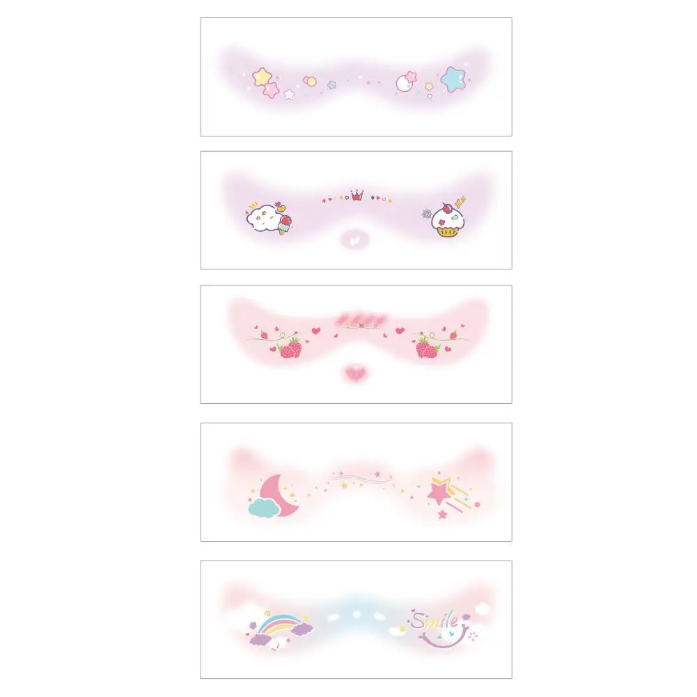 Tymczasowe brokatowe tatuaże na twarz, akcesoria do makijażu, wielokolorowe naklejki do makijażu twarzy, modne style, tatuaże do makijażu policzków, zestaw 10 sztuk.