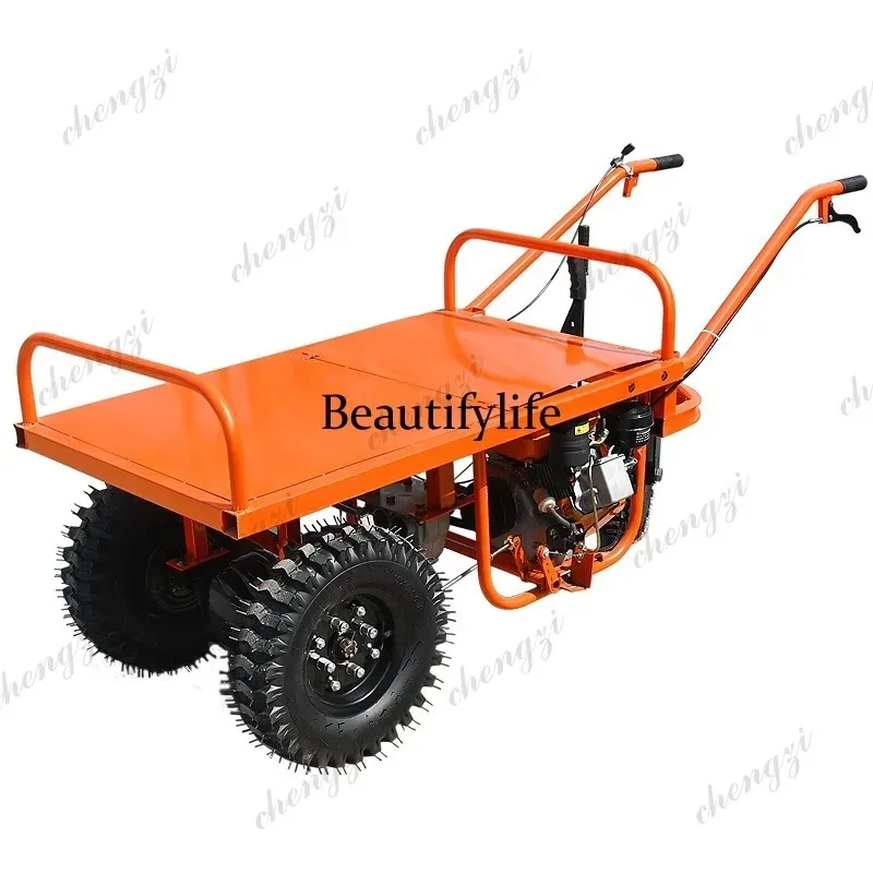 

HR Electric handcarts, climbing and transporting agricultural flatbeds, construction site handling vehicles