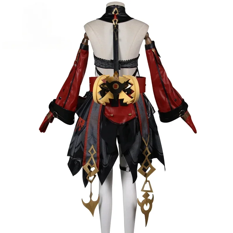 [Customized] Game Genshin Impact Fontaine Witch M Full Set Cosplay Costume Halloween outfits Women  Anime Clothing