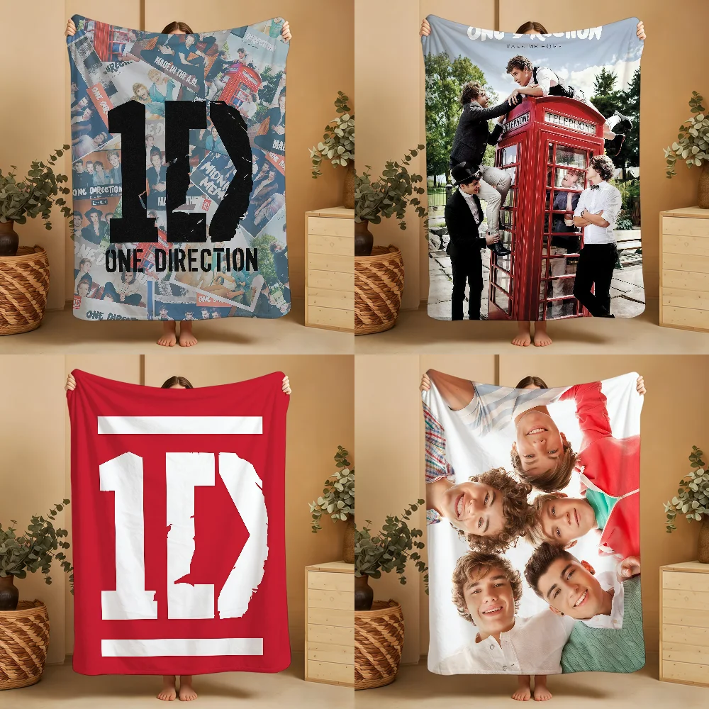 BAND O-OneS D-DirectionS Blanket Throw Super Cosy Plush Living Room Sofa Couch Childish Birthday Gifts