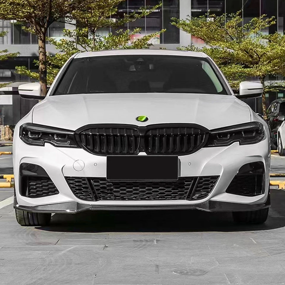 

For BMW G20 G21 M-Pack 320i 330i M340i xDrive 2019-2022 ABS Car Front Bumper Lip Splitter Spoiler Diffuser Guard Body Kit Tuning