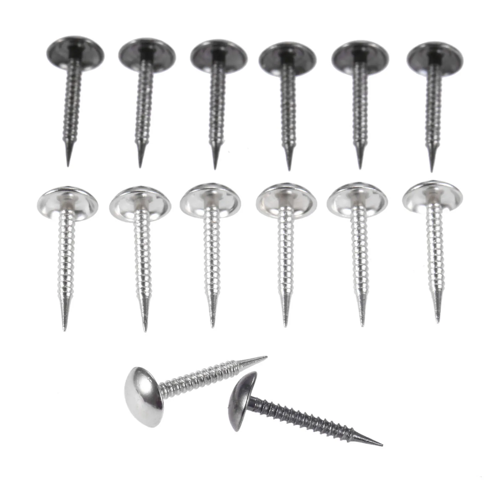 

50Pcs Upholstery Nails Sliver/Black 8*20mm Jewelry Wood Box Sofa Furniture Tack Stud Pushpin Doornails Home Decor Kitchen Bath