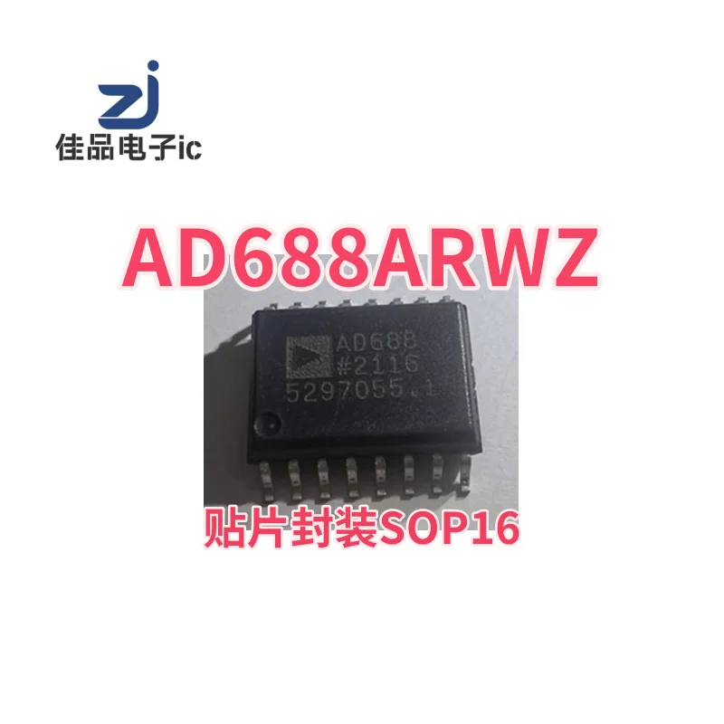 

Оригинальный чип AD688ARWZ, шелкография AD688 AD688ARW, пакет для поверхностного монтажа, источник опорного напряжения SOP-16, чип