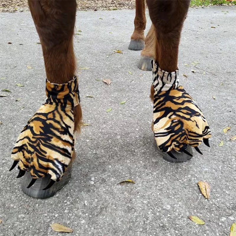 Zapatos con pies desnudos, disfraz realista, interesante, divertido, calcetines con patas de animales, calcetines con patas de pollo para actividades temáticas de caballos, Cosplay