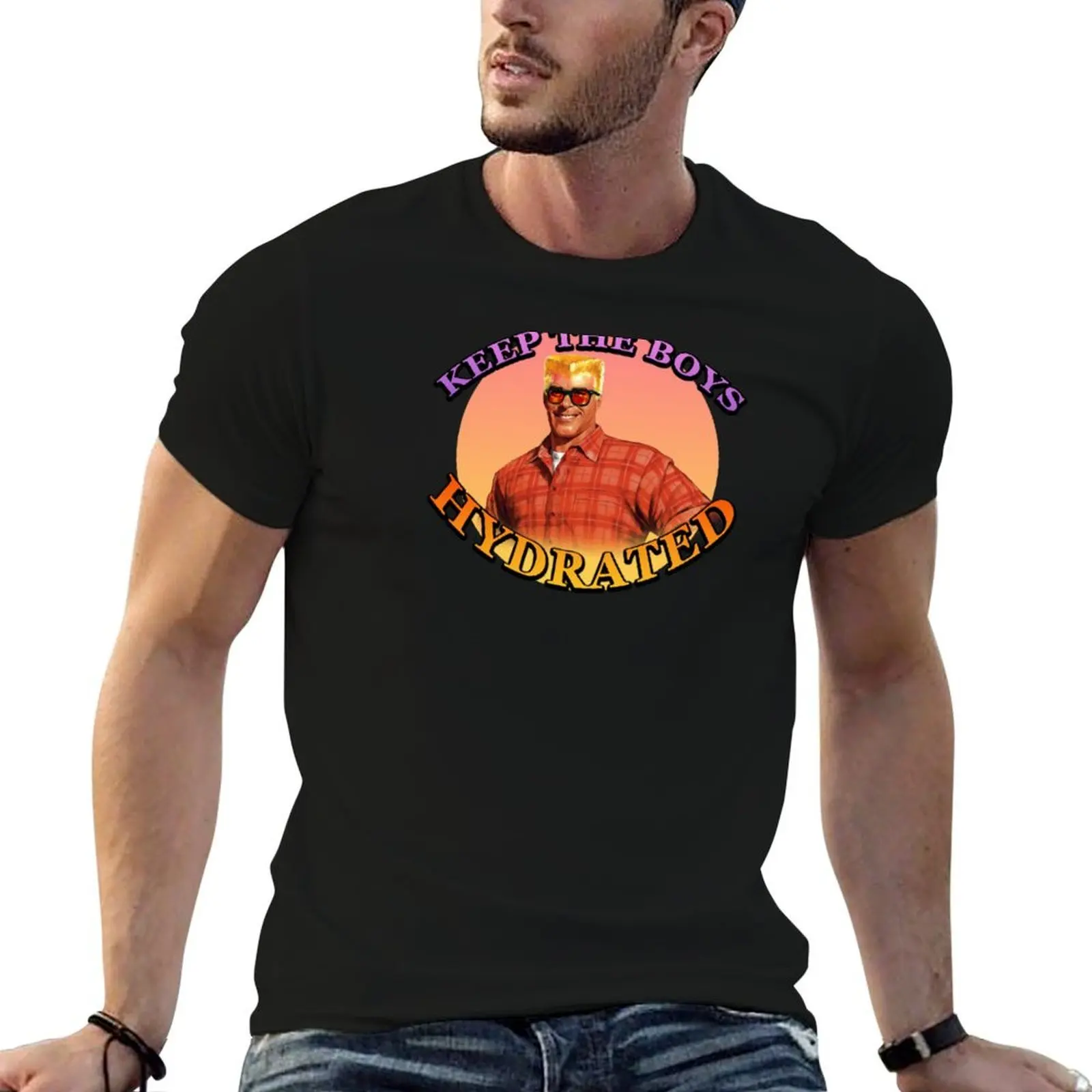 Keep the boys hydrated T-Shirt man t shirts cotton t shirt man cotton t shirts for man cotton T-shirt
