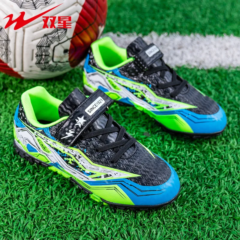 

Boys Girls TF Soccer Shoes Breathable Anti Slip for Primary Middle School Students Professional Football Training and Match