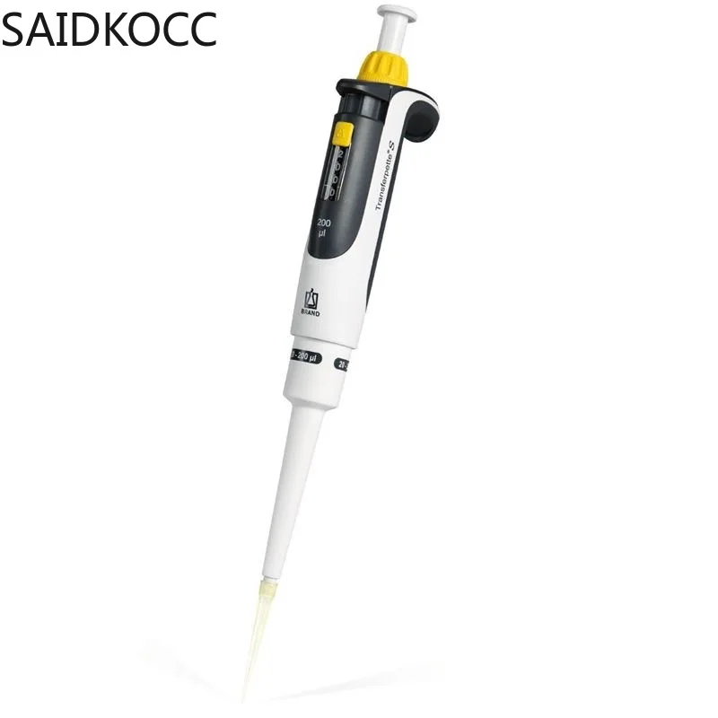 Pipeta Monocanal Autoclavável Volume Variável Manual Ejetor de Micropipetas 0110000ul Meia Esterilização