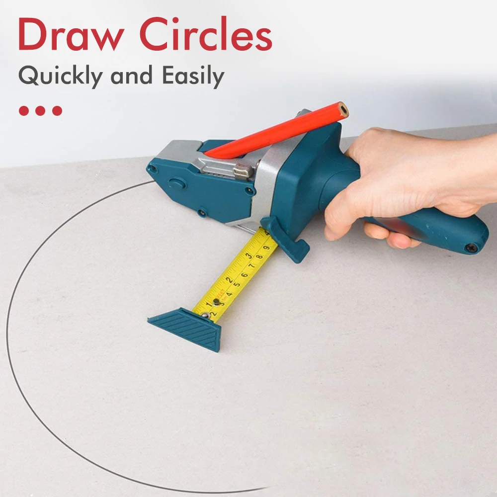 Manual Gypsum Board Cutter Hand Push Drywall Cutting Artifact Tools with Tape Woodworking Cutting Board Tools view 3