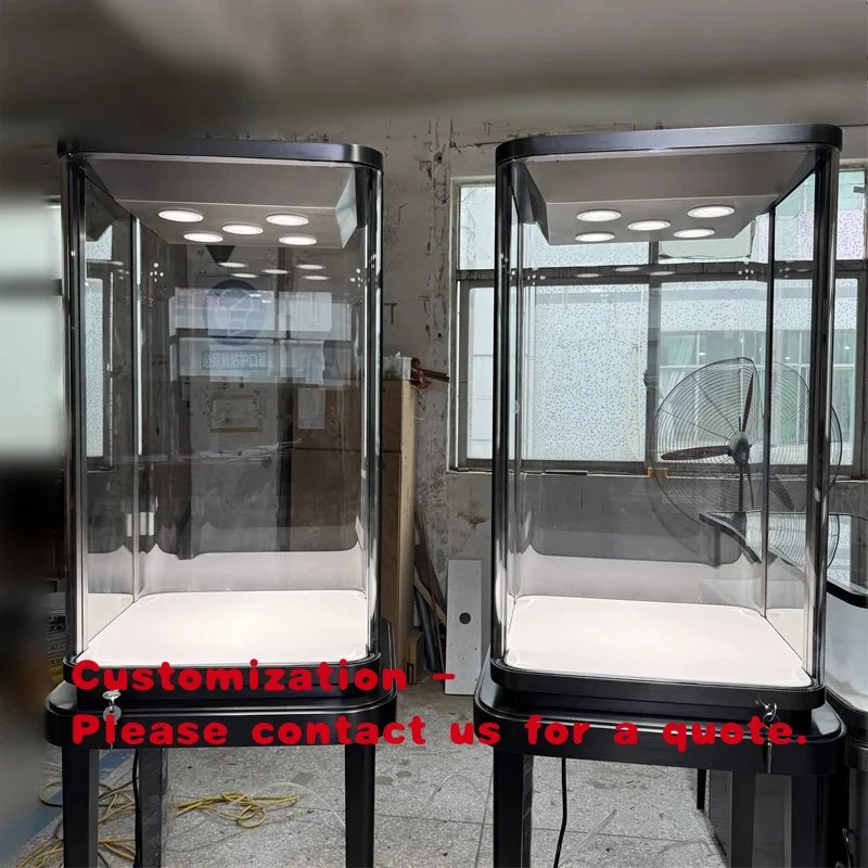 custom.Factory Supply High Quality Complete of Accessories Custom Glass Jewelry Display showcase Jewellery Store