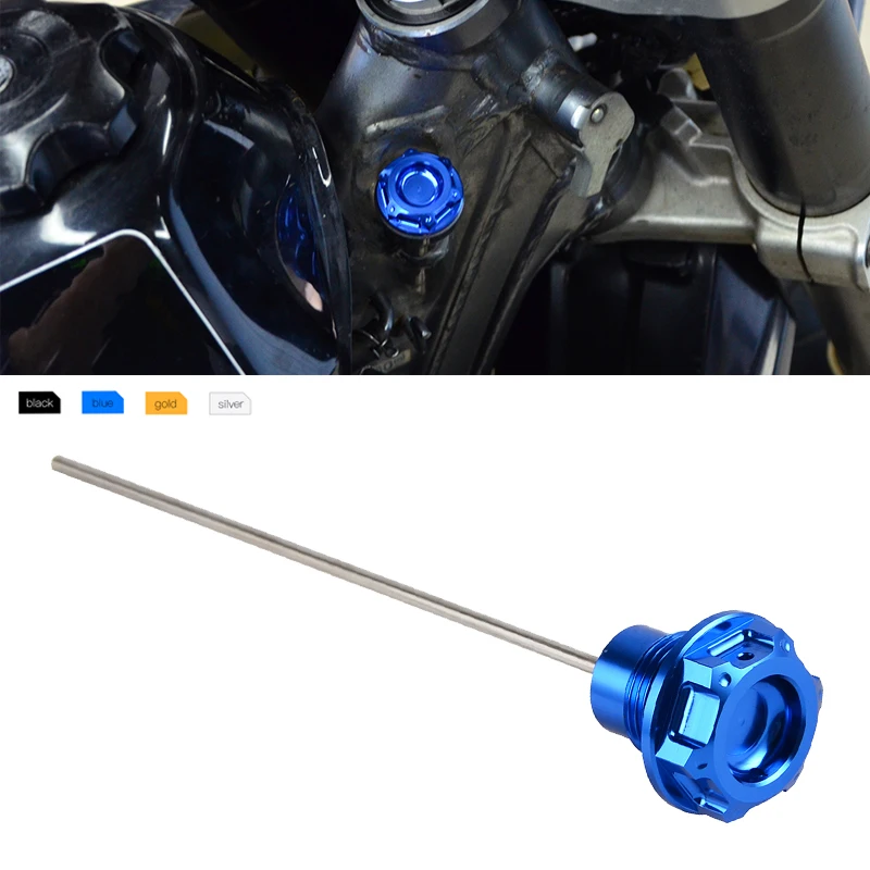 

NICECNC Engine Oil Dipstick Dip Stick Plug For Suzuki DRZ-400 DRZ-400E DRZ-400S 2000-2021 DRZ-400SM 05-21 Kawasaki KLX400 00-19