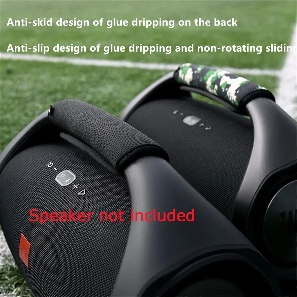 Tali Pegangan Speaker untuk Boombox1/2/3 Speaker Nirkabel Lengan Pelindung Antiselip Aksesori Audio Bantalan Gelang Yang Dipertebal
