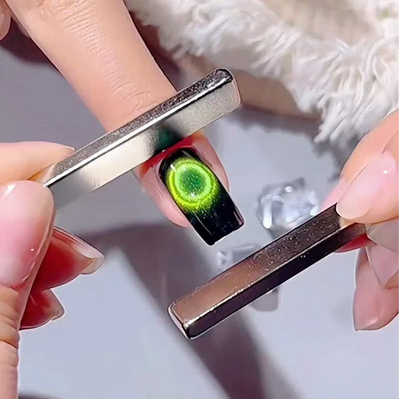 Nagel-Starkmagnetstreifen, Spezieller Magnetstein Multifunktionaler Nagelkleber Dekorativer Magnet, Verwendet für Katzenauge-Nageldesign – Detail 3