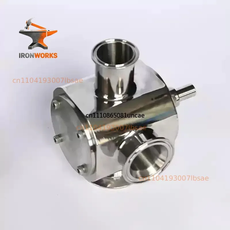 Pneumatic Three-Way Rotary Valve Filling Machine - High Cleanliness Quick Paste Filling Equipment