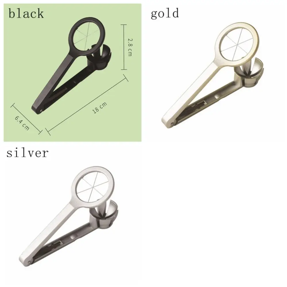 Aluminum Alloy Manual Egg Cutter Portable Multi-functional Egg Slicer Non-slip Section Divider Preserved Egg Splitter Kitchen