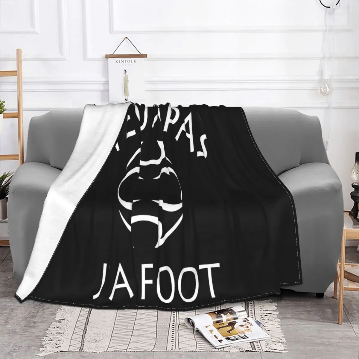 T Homme Jpeux Pas Jai Foot 2021 Boy New Arrival Funny Classic Simple Hip Hop Hip-Hop Classic Science Humour Throw Blanket