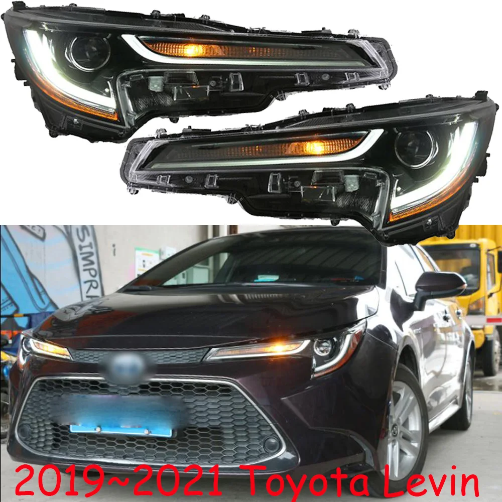 

Car Bumper Headlamp Levin Headlight Altis 2019~2021y All In LED DRL Car Accessories Levin Daytime Light Fog