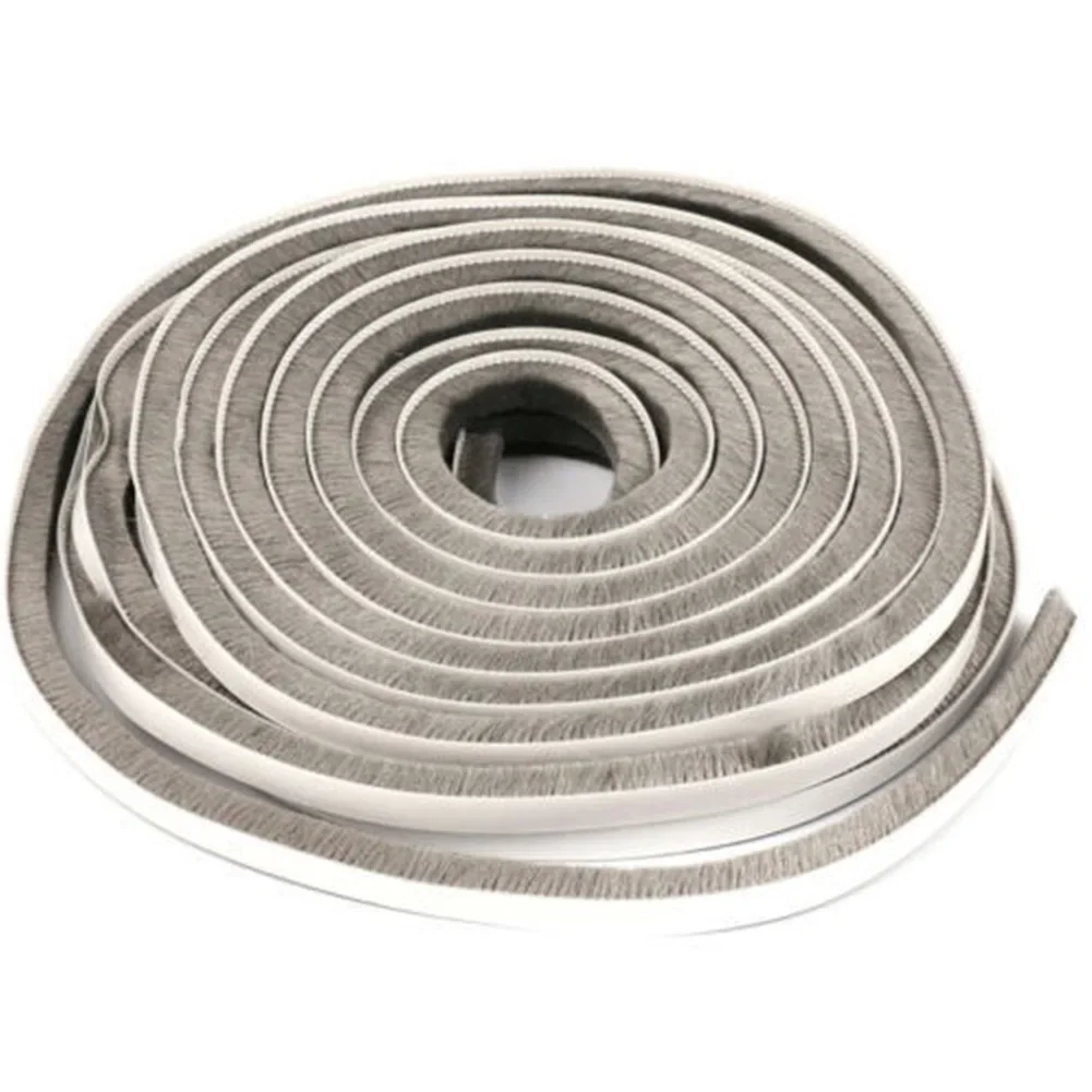 

Щетка Лента для защиты от сквозняков Лента для щетки Уплотнительная лента для дверей Дверная серая лента для защиты от сквозняков M Блоки для настройки настройки