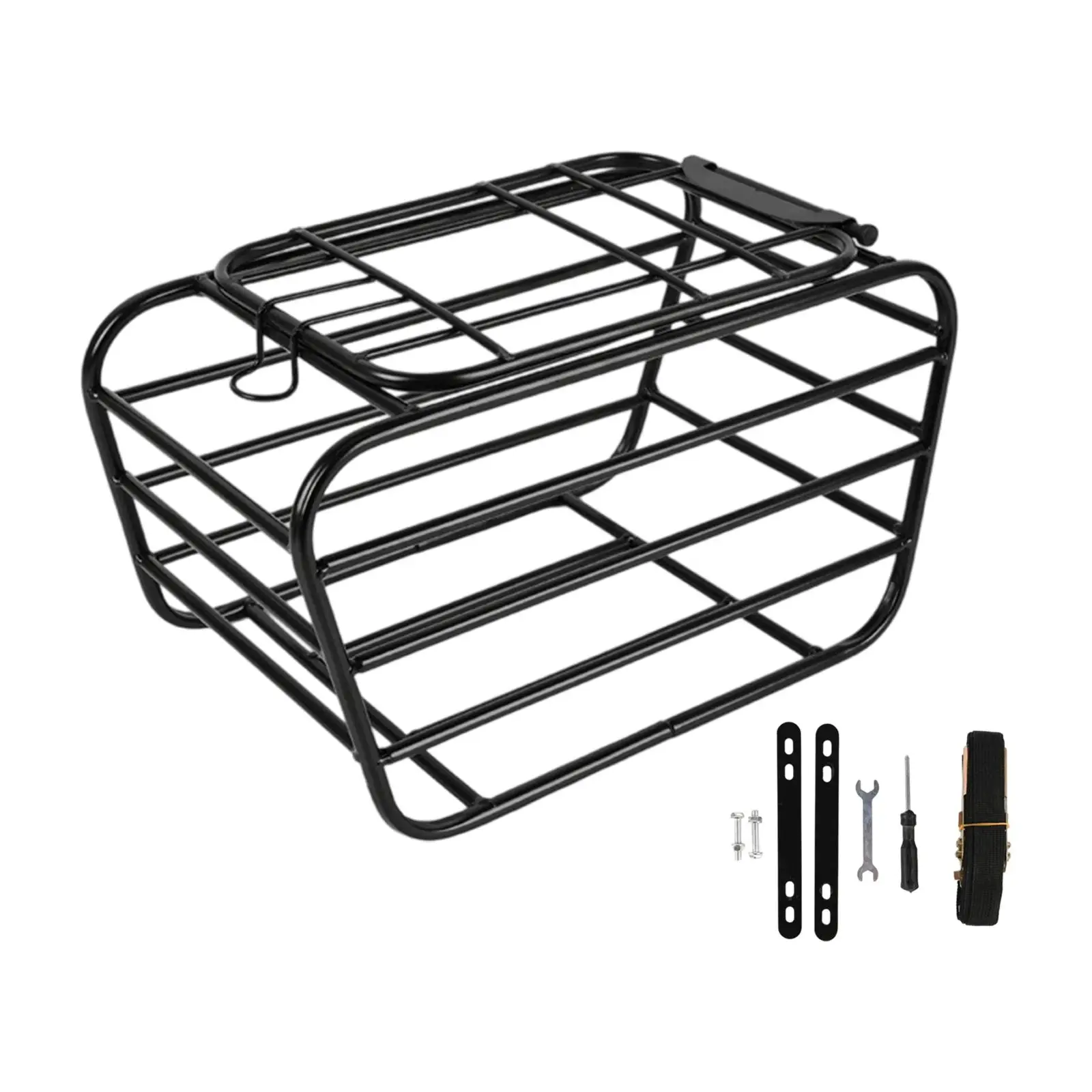 

Rear Bike Basket Elegant Biking Rack Basket Bicycle Basket Bicycle Cargo Rack for Daily Commutes Mountain Bikes Hiking Shopping