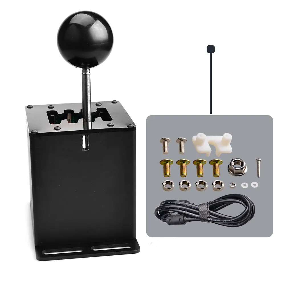 

Рычаг переключения передач AADD-USB H для Logitech G27, G29, G25, G920, Thrustmaster T300RS/GT, ручка переключения передач для ETS2, симулятор гонок на ПК.