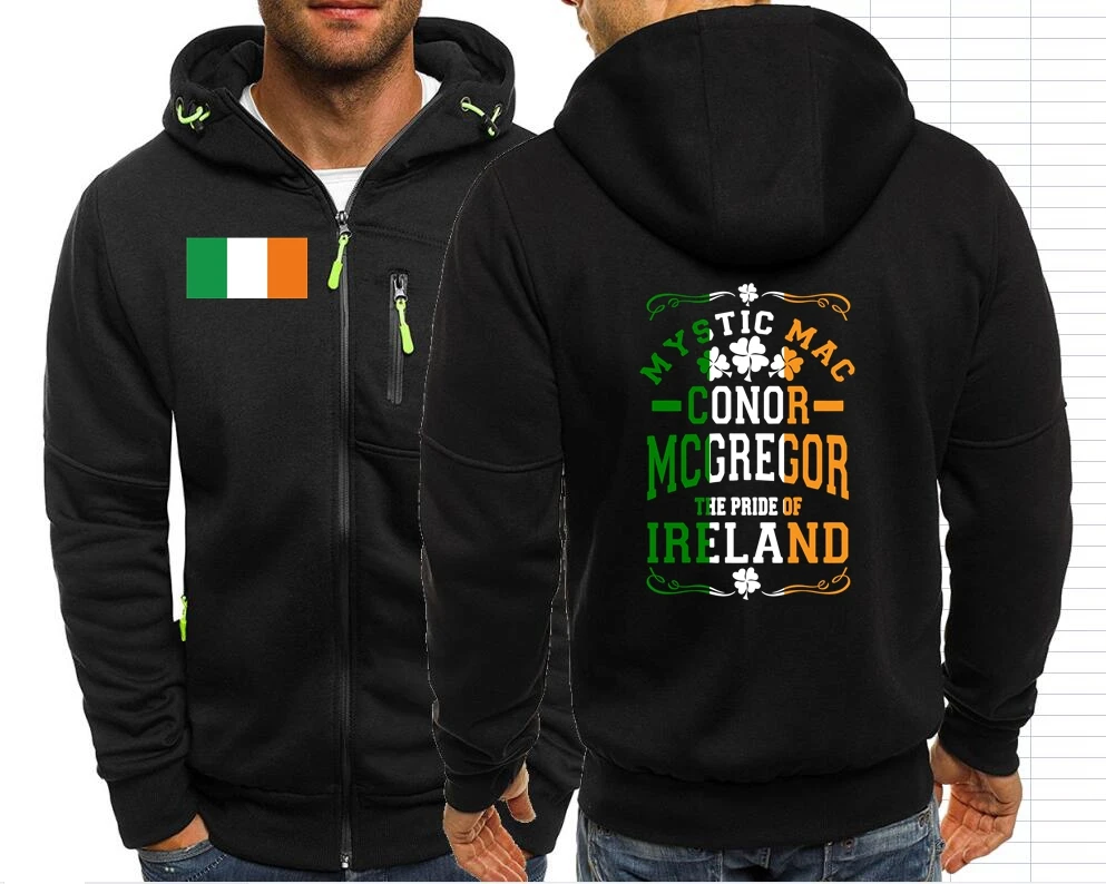 Conor McGregor Colonel Harland Sanders MMA Mężczyźni Kurtki Płaszcze Bluza z kapturem Mężczyźni Ufcs Bluzy Bluza Odzież wierzchnia Streetwear
