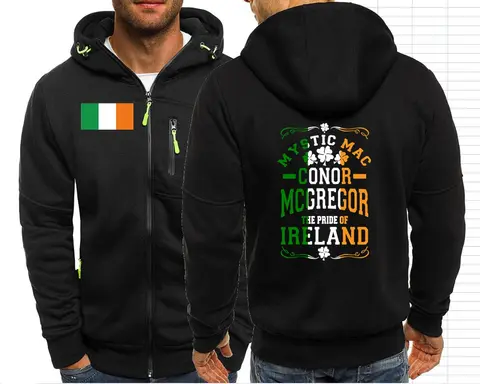 Conor McGregor Colonel Harland Sanders MMA 남성 자켓 코트 후드 티셔츠 남성 Ufcs 후드 티 스웨터 아웃웨어 streetwear
