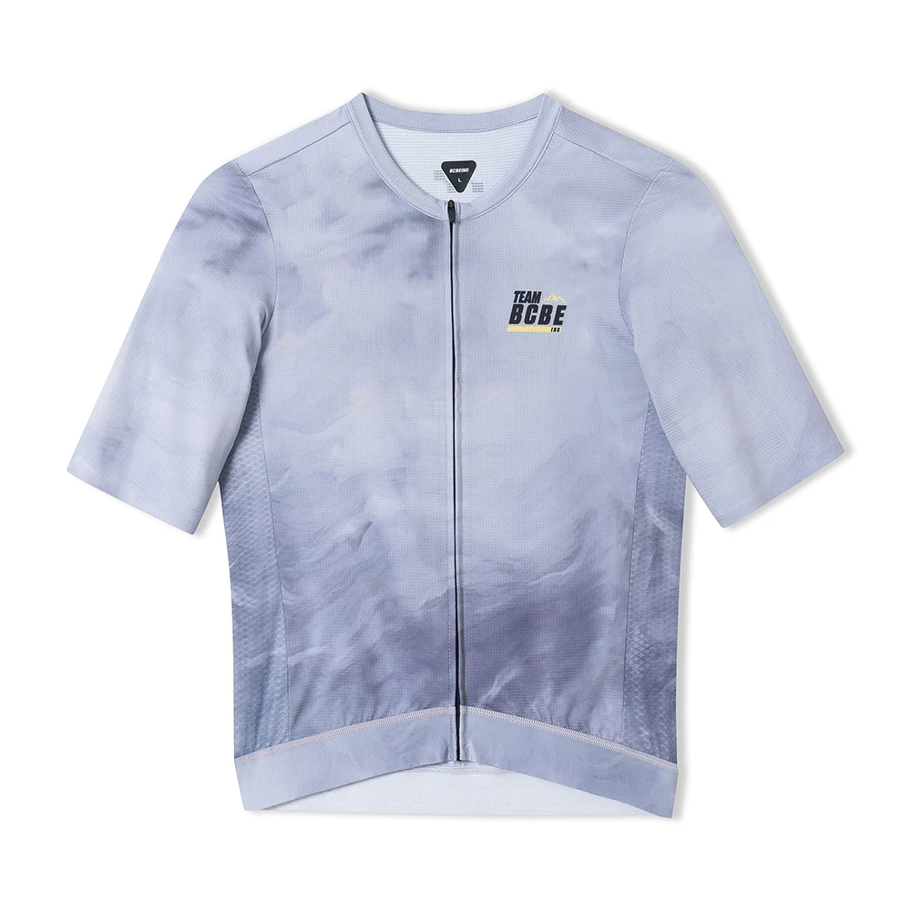 BCBE-ING Sommer-Radtrikots, kurzärmelig, Race Fit, atmungsaktiv, schnell trocknend, UPF50+-Stoff, kleine Größe, Radtrikot Ciclismo