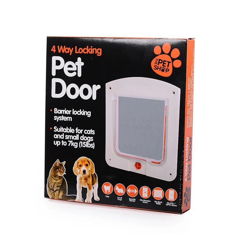 Pet cat door opening dog door opening can control free access to pet two-way door pet supplies a generation of hair Katzenklappe