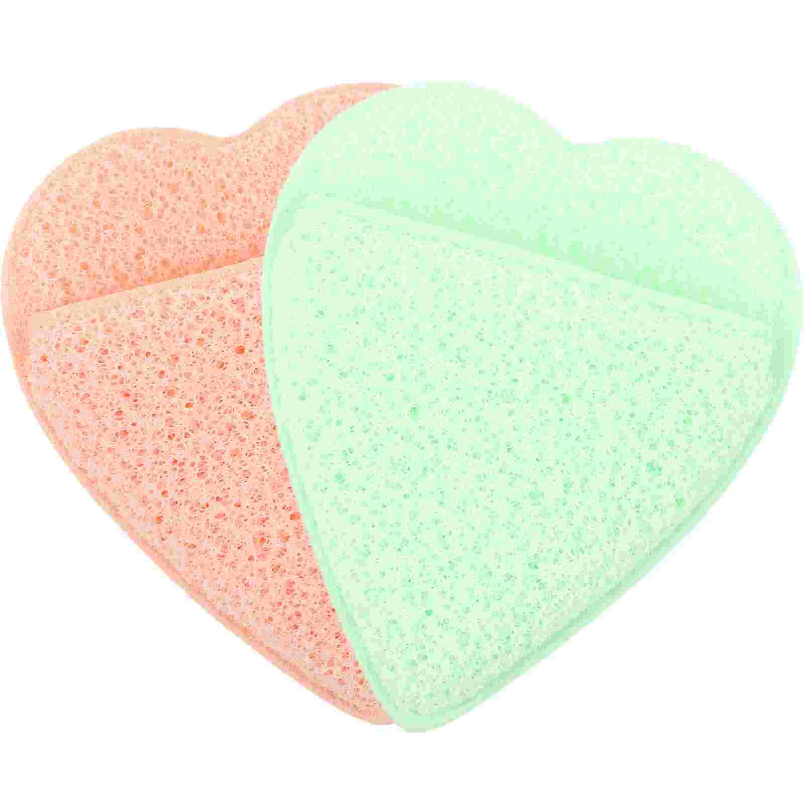 

2 Pcs Face Wash Cleansing Gloves Cleaning Sponges Pads Water Drop for and Exfoliating Scrubber Make up