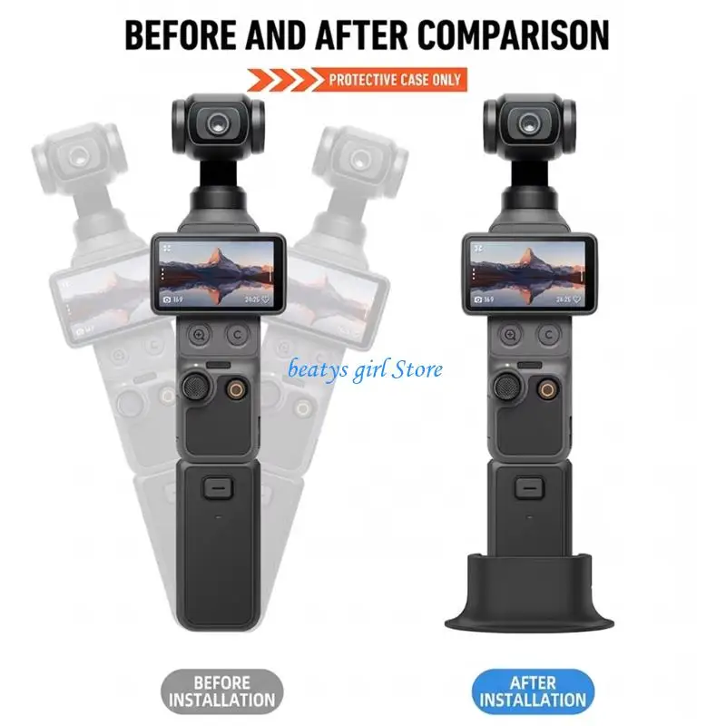 C7AB Small Silicone Base Strong Silicone Mounting Stand Portable Not Slip Camera Stand Portable Not Slip Camera Rack for Drones